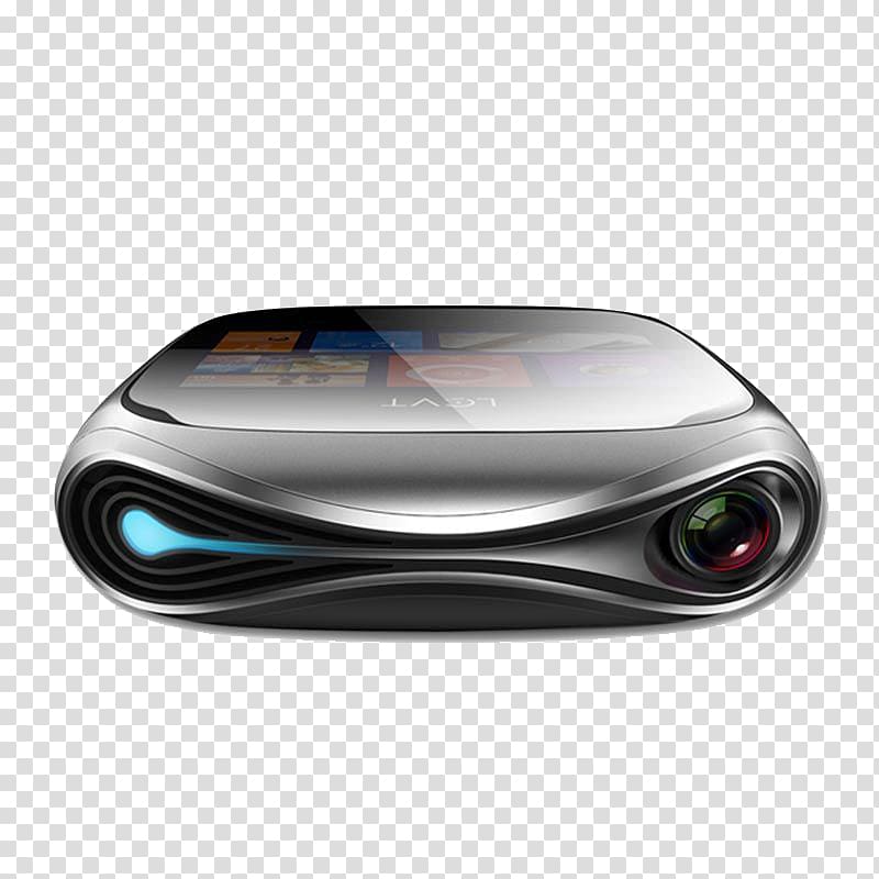 Video projector High-definition television Gratis, Smart HD projector transparent background PNG clipart