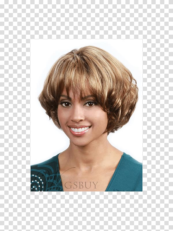 Lace wig Artificial hair integrations Bob cut, hair transparent background PNG clipart