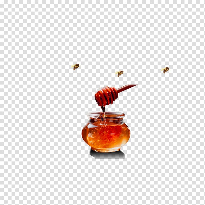 Honey bee , honey transparent background PNG clipart