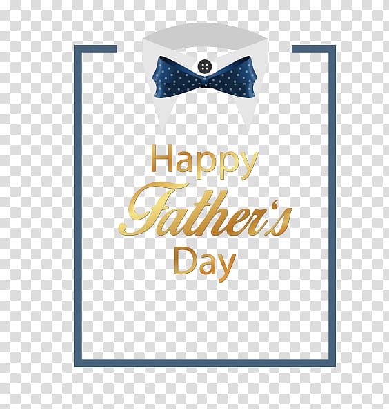 white and blue bow with happy father's day text overlay, Fathers Day Shirt, Father\'s Day shirt blue bow material transparent background PNG clipart