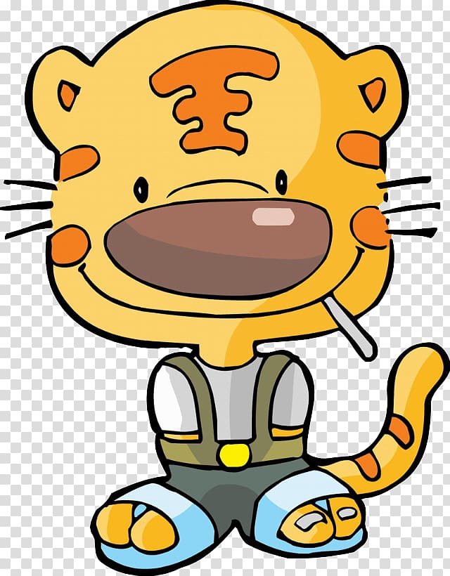 Tiger Cartoon , tiger transparent background PNG clipart