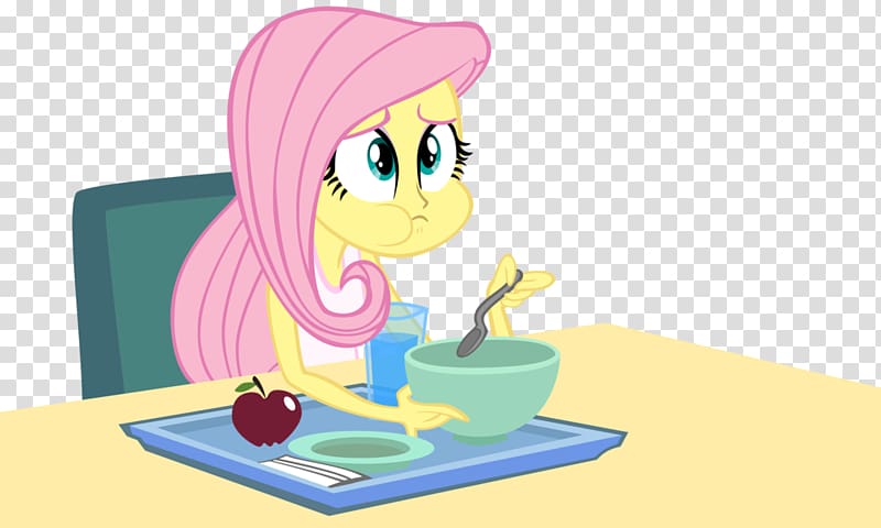 Fluttershy My Little Pony: Equestria Girls Eating Vegetarianism, Girl eating burger transparent background PNG clipart