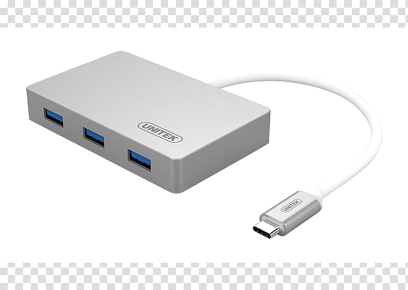 Battery charger USB 3.0 USB-C Ethernet hub, USB transparent background PNG clipart