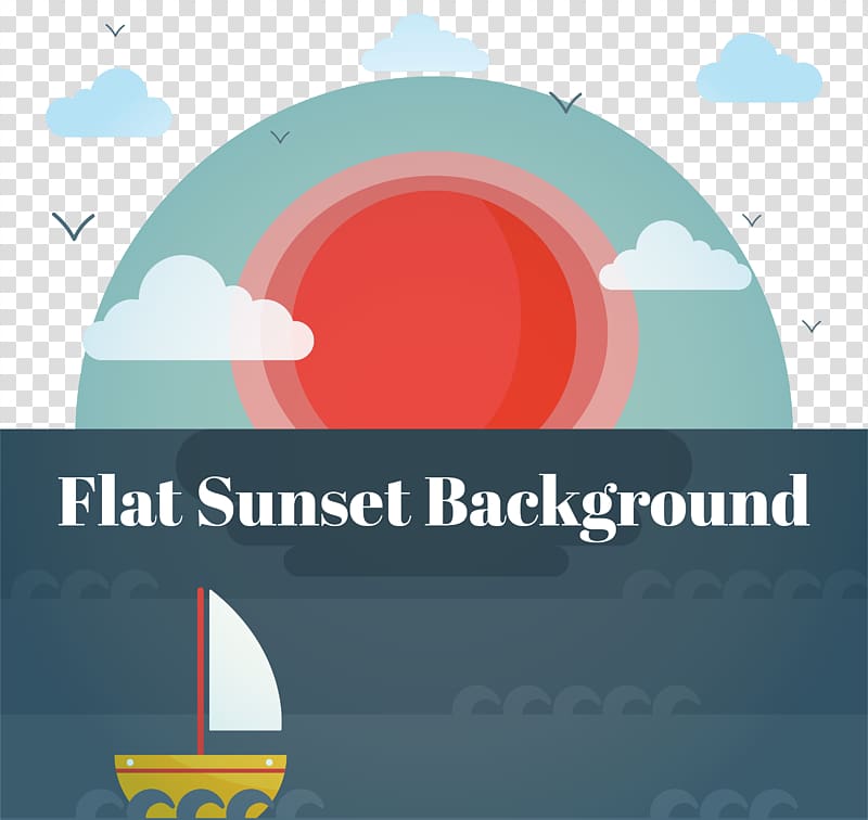 Sunrise Sunset Illustration, Sunrise sea transparent background PNG clipart