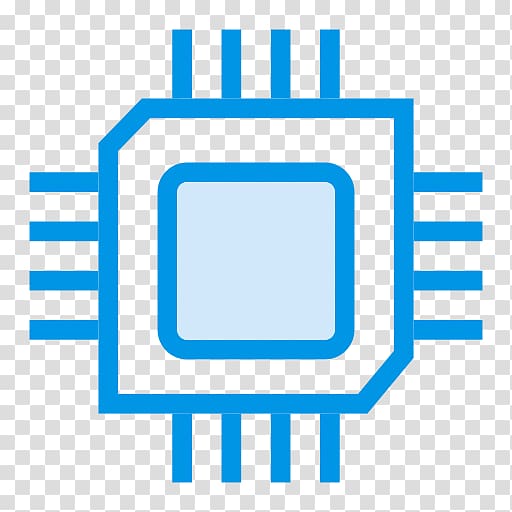 Central processing unit Computer Icons Integrated Circuits & Chips Chipset, Computer transparent background PNG clipart