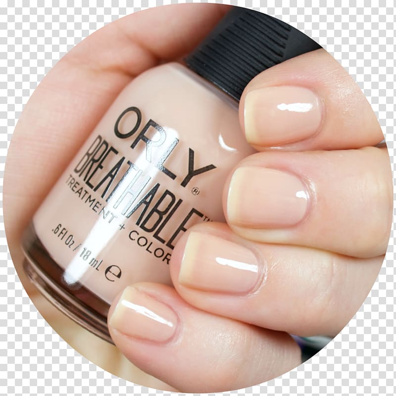 Nail Polish ORLY Breathable Treatment + Color Franske negle Manicure, nail polish transparent background PNG clipart