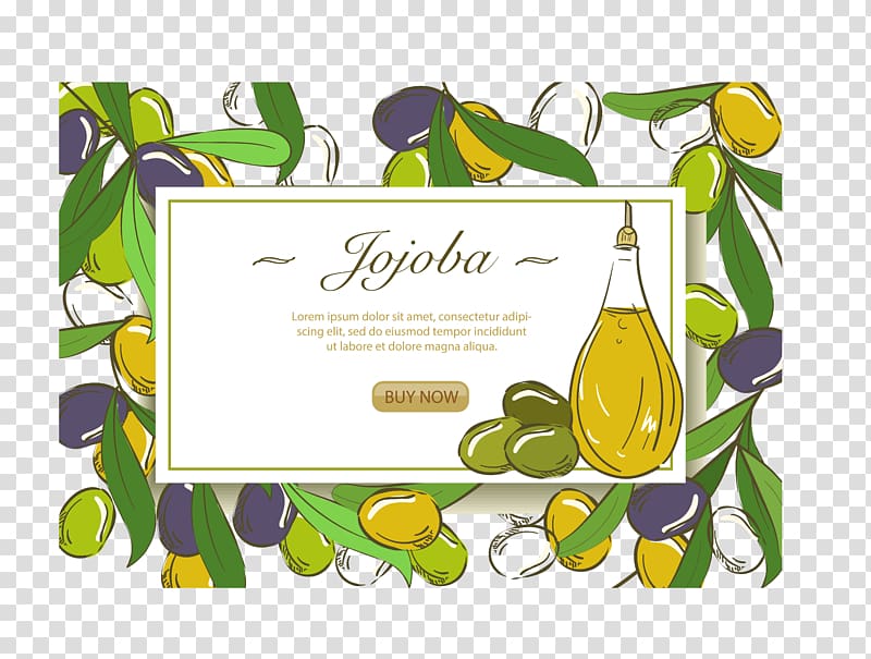 Olive oil Jojoba oil, Plant olive oil transparent background PNG clipart