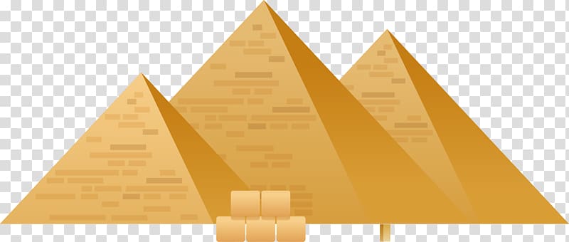 Egyptian pyramids Ancient Egypt, Pyramid decoration transparent background PNG clipart