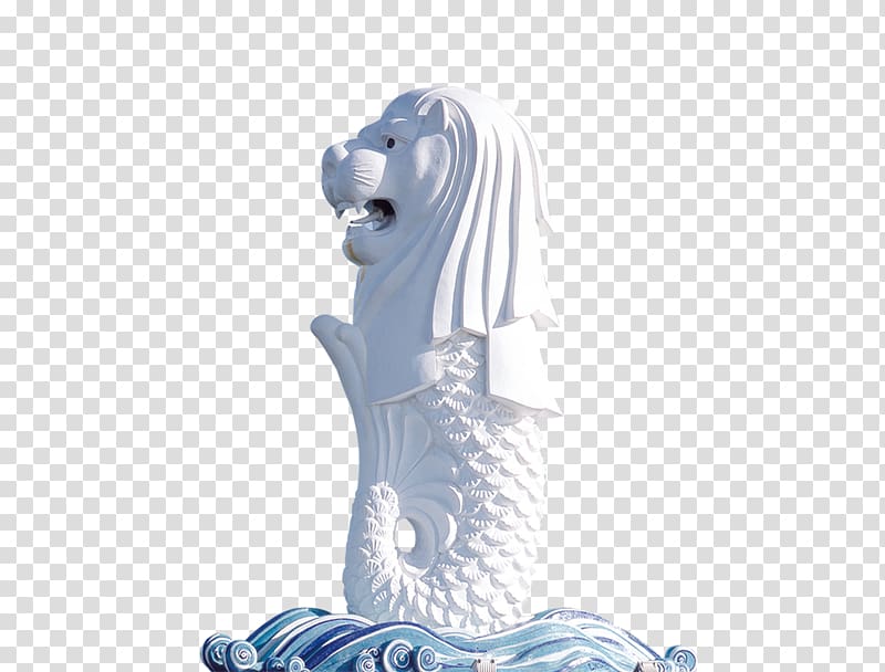Merlion statue, Merlion Park, Sea lion statue transparent background PNG clipart