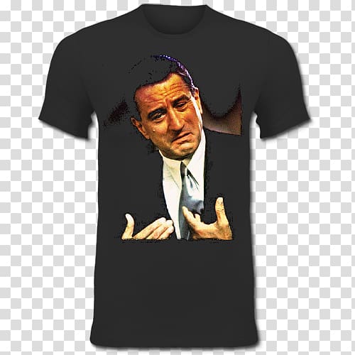 Robert De Niro T-shirt Sleeve Armani, T-shirt transparent background PNG clipart