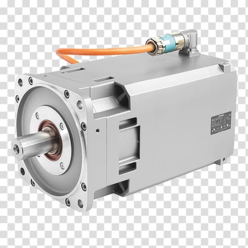 Electric motor Siemens Computer numerical control Hardware architecture SINUMERIK, electronic motor transparent background PNG clipart