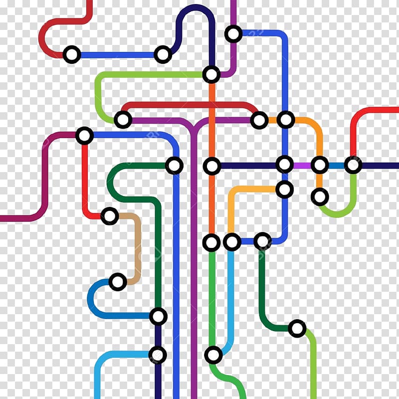 Rapid transit Transit map, subway transparent background PNG clipart