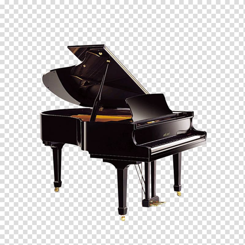 Fortepiano Music, Black piano transparent background PNG clipart