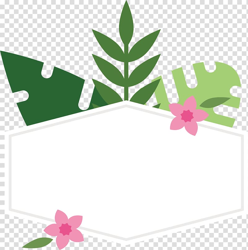 Hexagon Leaf Plane, Pink floral hexagonal border transparent background PNG clipart