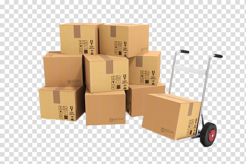Cardboard box Relocation Packaging and labeling, box transparent background PNG clipart
