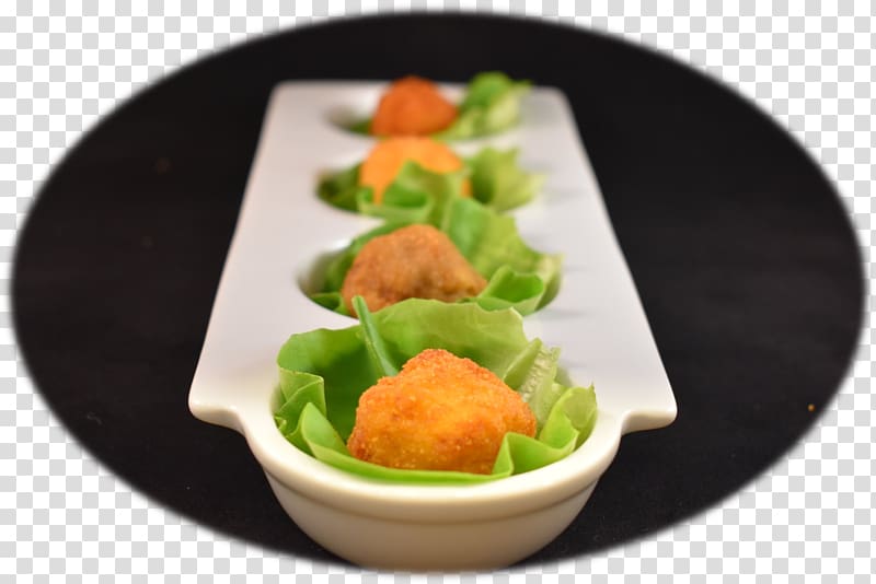 Hors d\'oeuvre Croquette Vegetarian cuisine Side dish Garnish, others transparent background PNG clipart