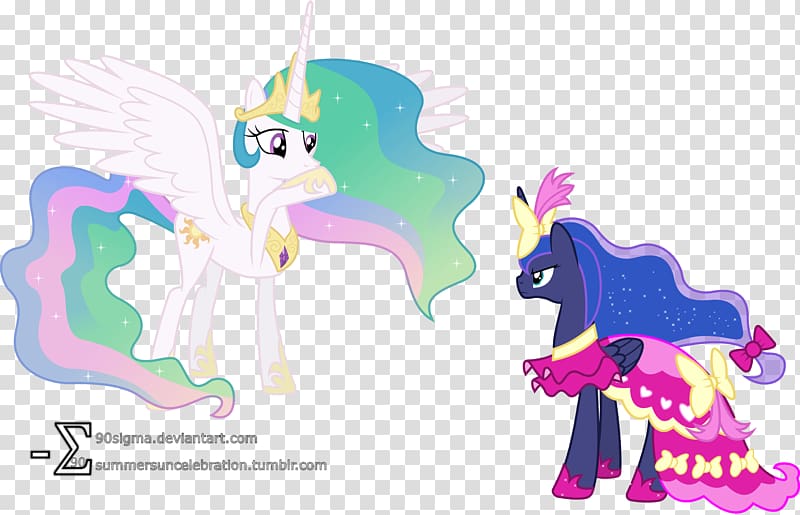 Princess Celestia Princess Luna Twilight Sparkle Rainbow Dash Pony, multicolored ribbons transparent background PNG clipart