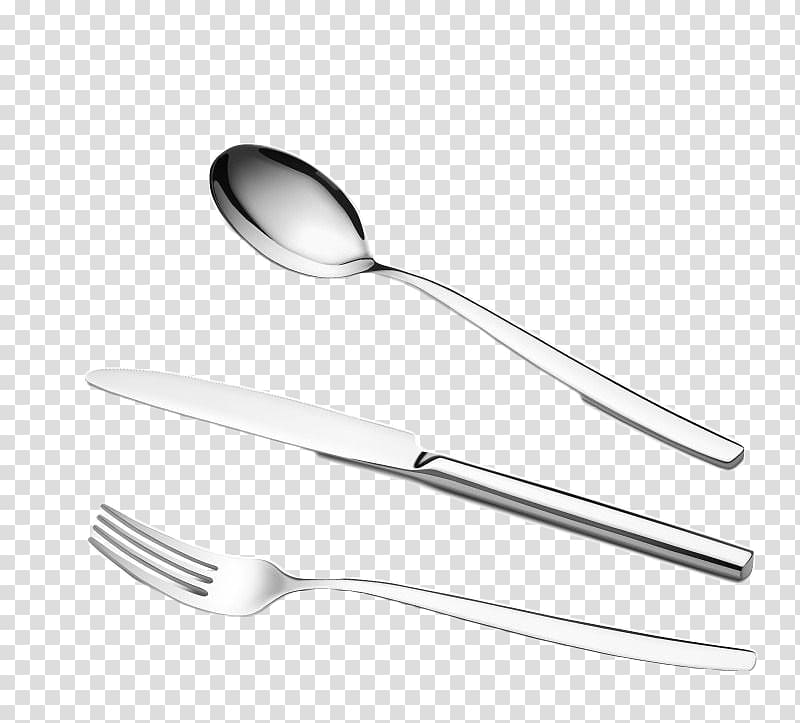 Spoon Knife Fork Napkin, Western knife and fork spoon buckle-free material transparent background PNG clipart