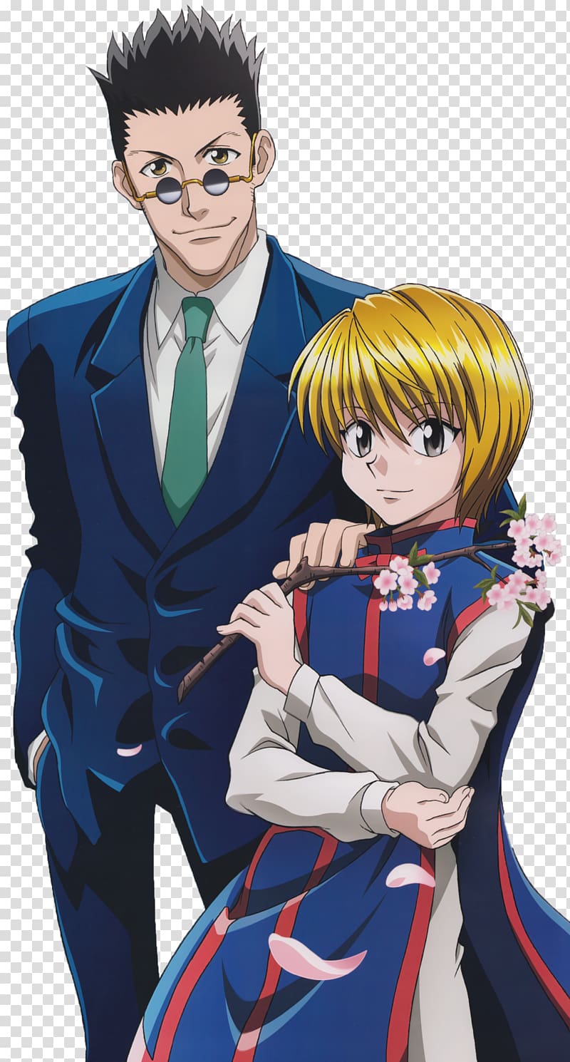 meme but with Leorio and Kurapika