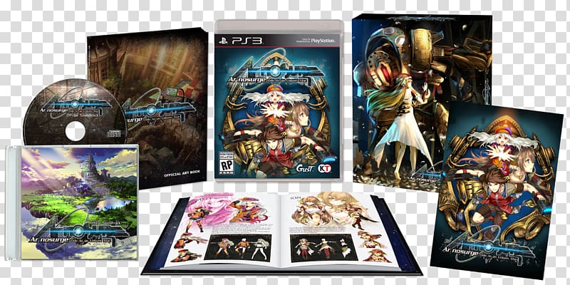 Ar Nosurge Ciel Nosurge Special edition Video game PlayStation 3, book transparent background PNG clipart