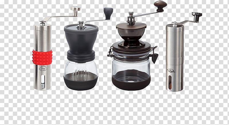 Iced coffee Burr mill AeroPress Instant coffee, Coffee Grinder transparent background PNG clipart