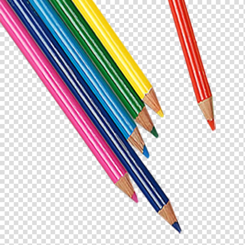 Line of color pencils, Colored pencil Painting, pencil transparent  background PNG clipart | HiClipart