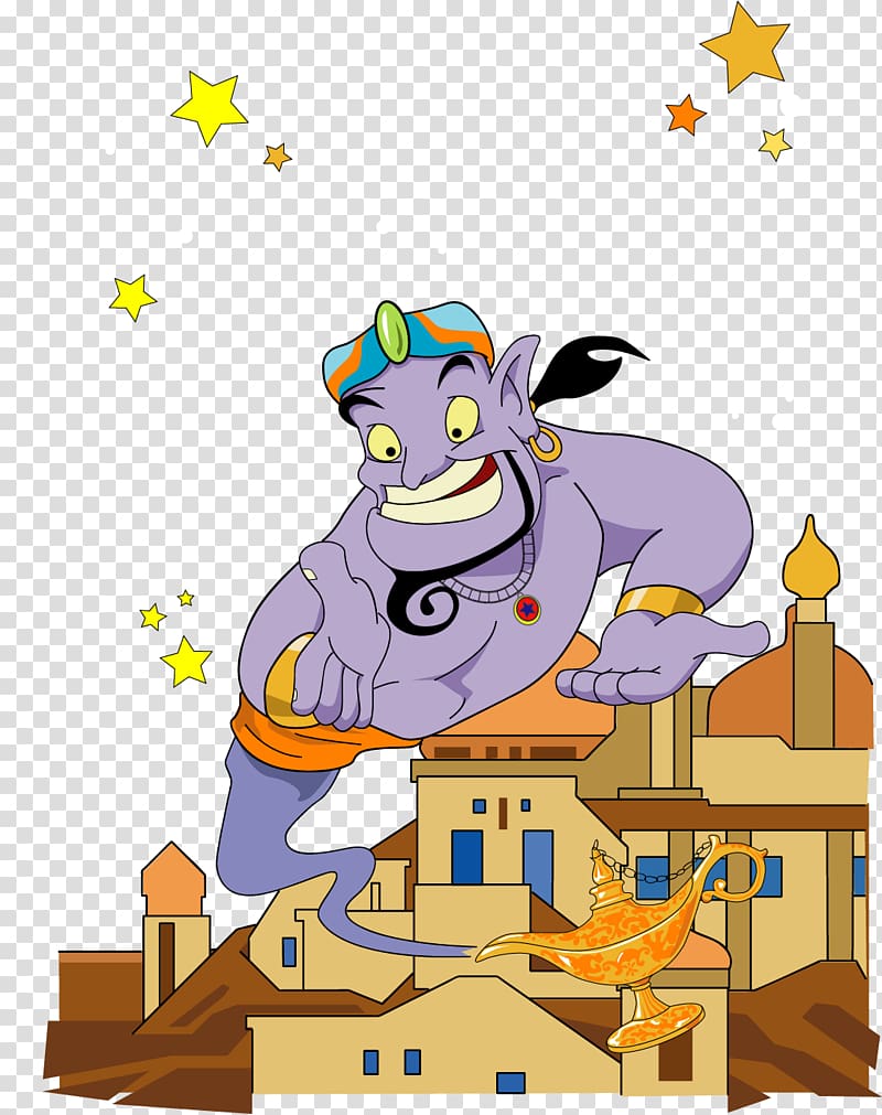 Aladdin Euclidean Illustration, painted Aladdin and the Magic Lamp transparent background PNG clipart