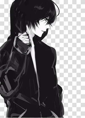 anime boy black haired by kokyuhon on DeviantArt