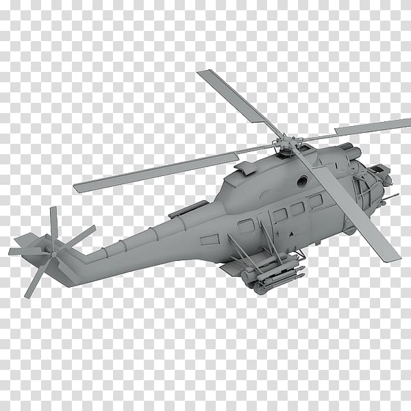 Helicopter rotor Airplane Military helicopter, PUMA transparent background PNG clipart
