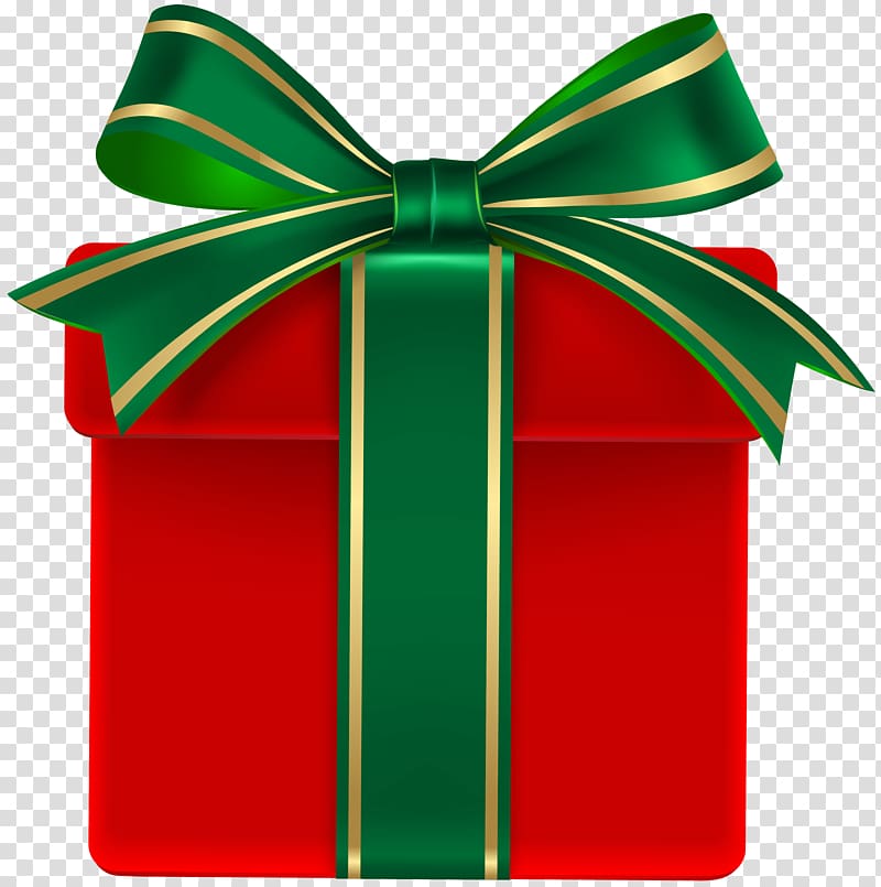 red gift box PNG transparent image download, size: 520x600px