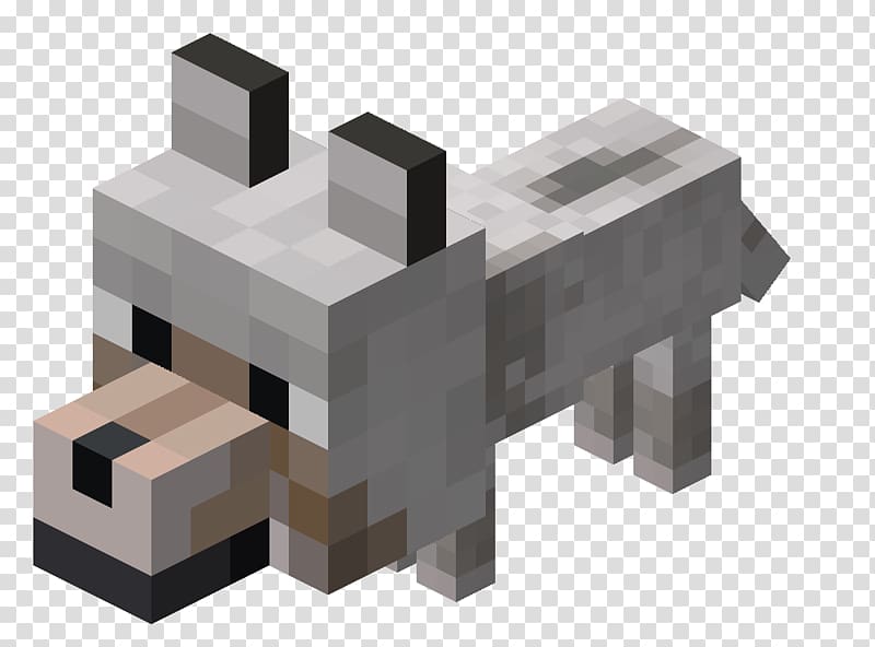 Minecraft: Pocket Edition Dog Mob Lego Minecraft, baby wolf transparent background PNG clipart