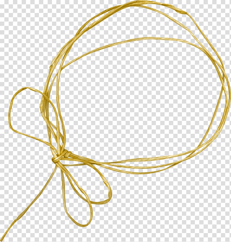 Rope Knot Material, Golden rope transparent background PNG clipart