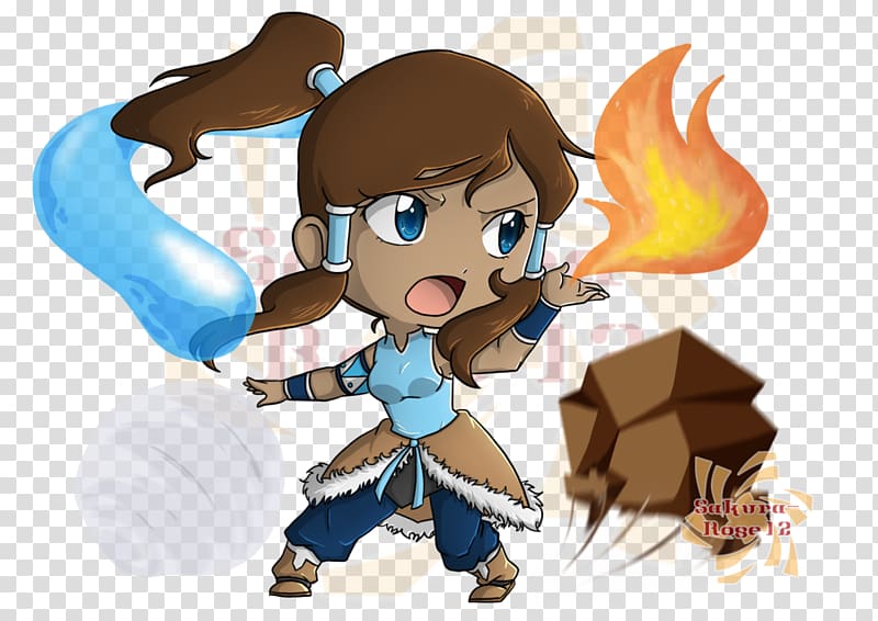 Korra Chibi Toph Beifong Avatar Drawing, Chibi transparent background PNG clipart