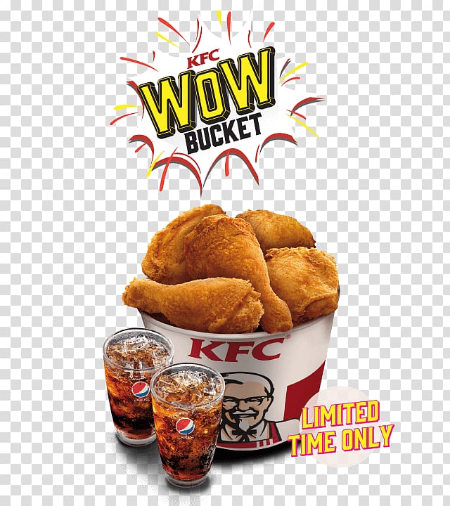 KFC Fast food Junk food Fried chicken Chicken nugget, junk food transparent background PNG clipart