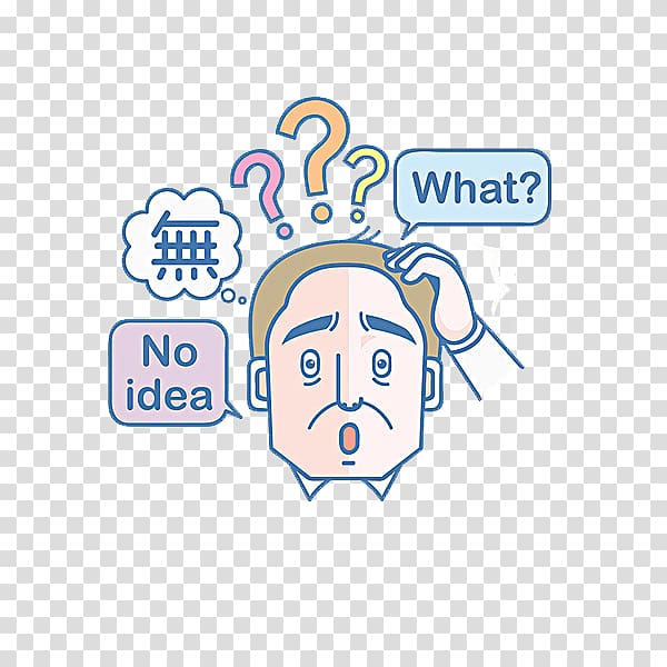 Drawing Designer, A man with doubts and entanglements transparent background PNG clipart