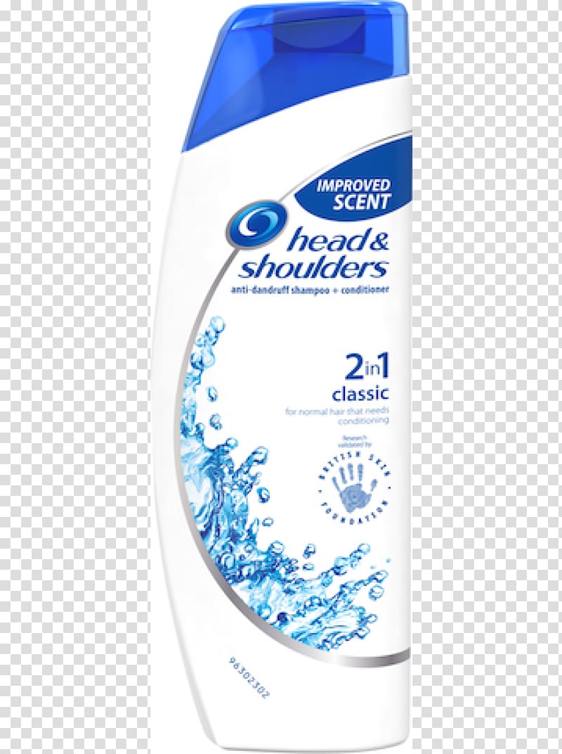 Head & Shoulders Classic Clean Shampoo Dandruff Hair Care, shampoo transparent background PNG clipart