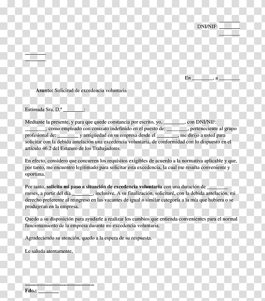 Document Letter Carta comercial Leave of absence Company, antiquity transparent background PNG clipart