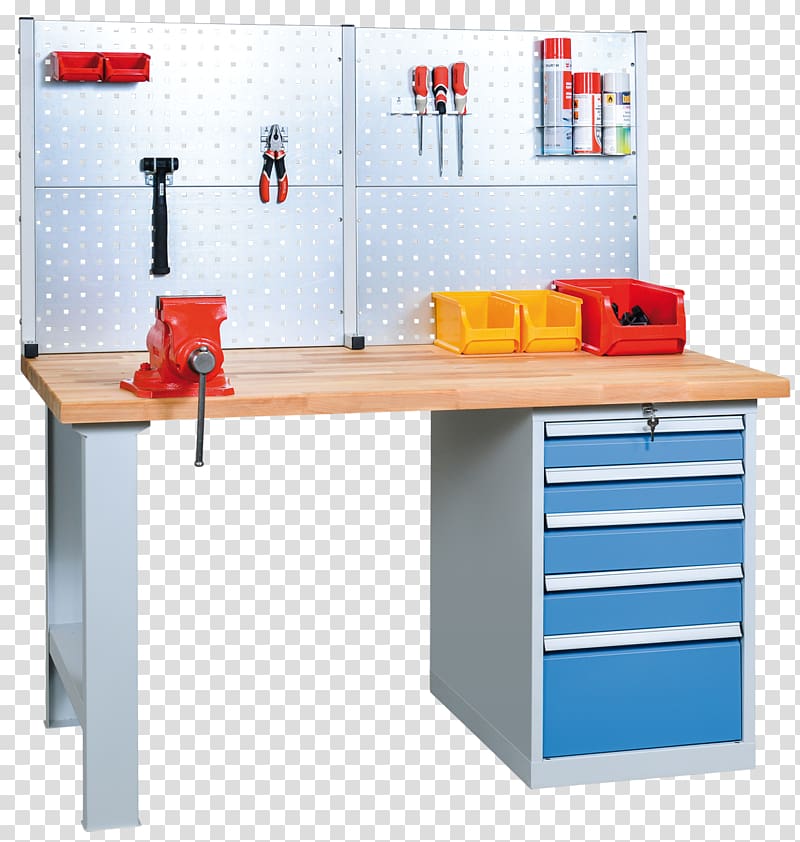 Table Workbench Workshop Tool Armoires & Wardrobes, table transparent background PNG clipart