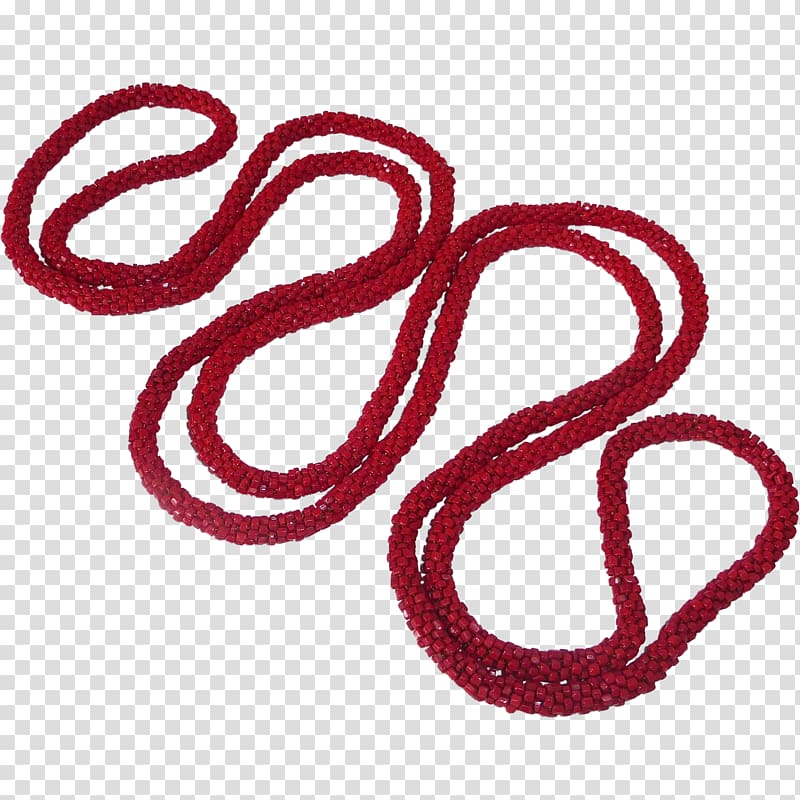 Seed bead Necklace Flapper Rope, rope transparent background PNG clipart
