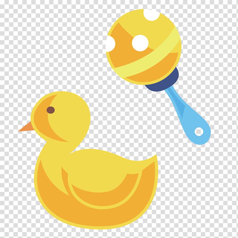 Yellow Infant , Bath duck transparent background PNG clipart