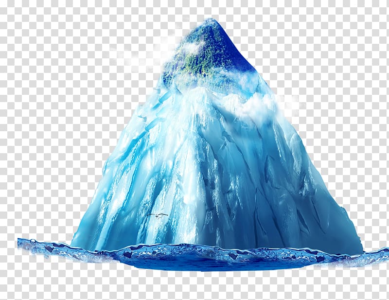 ice berg in body of water, Antarctic Iceberg , Floating icebergs transparent background PNG clipart