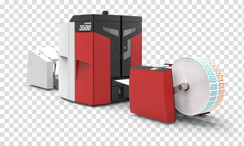 Drupa Paper Digital printing Label printer, digital label transparent background PNG clipart