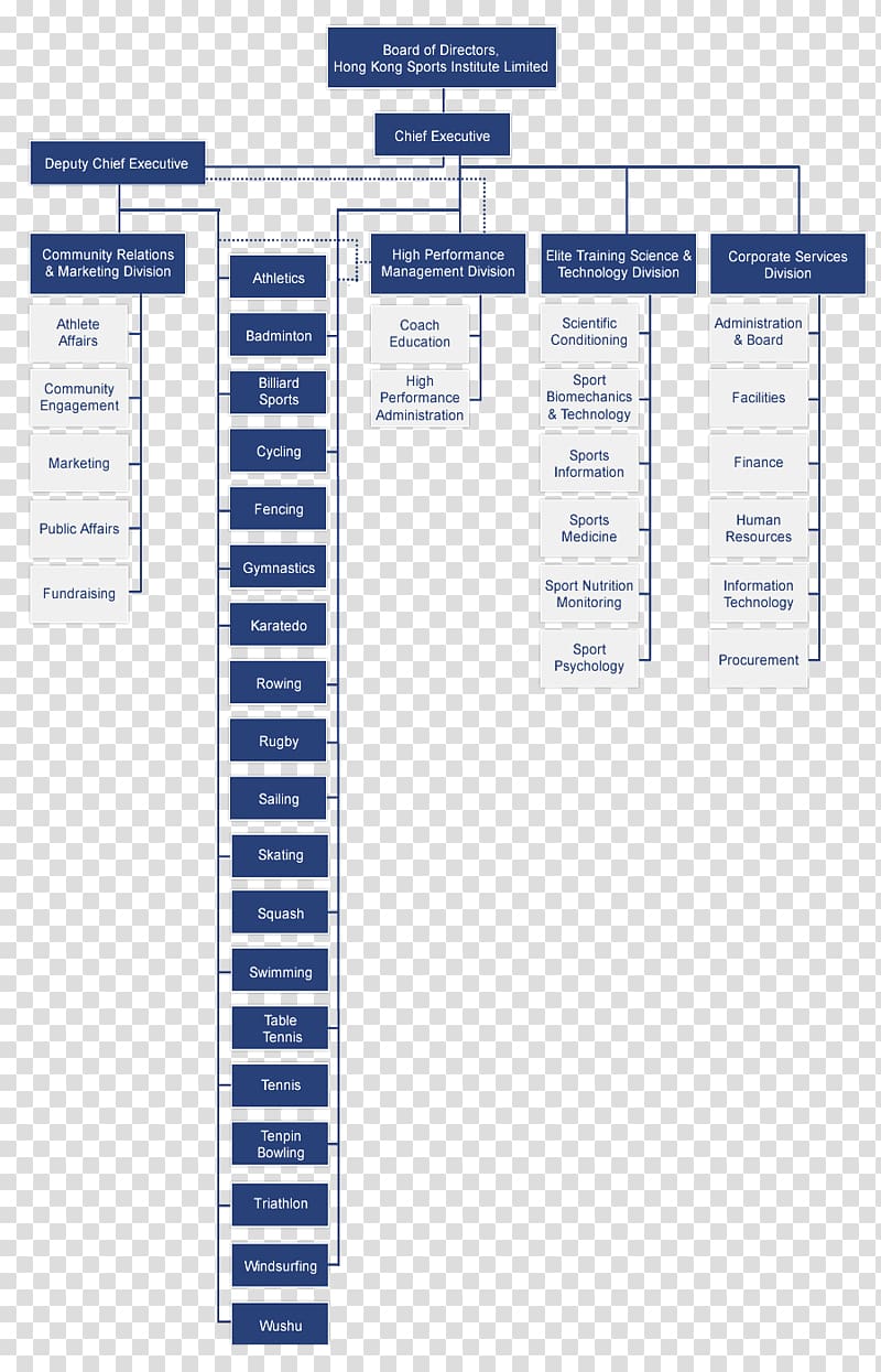 Organizational structure Hong Kong Sports Institute Artificial leather Hong Kong Jockey Club, organization structure transparent background PNG clipart