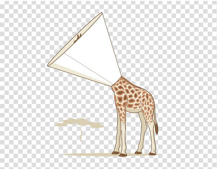 T-shirt Illustrator Creativity Illustration, Trumpet Giraffe transparent background PNG clipart
