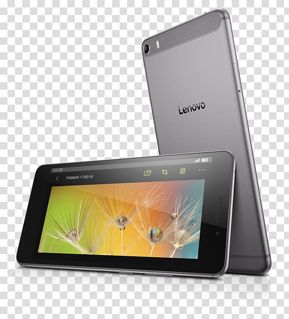 Smartphone Feature phone Tablet Computers Lenovo Phab Plus Phablet, large screen phone transparent background PNG clipart