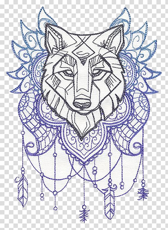 Gray wolf Drawing Stencil Yarn Pattern, Wolf pattern transparent background PNG clipart