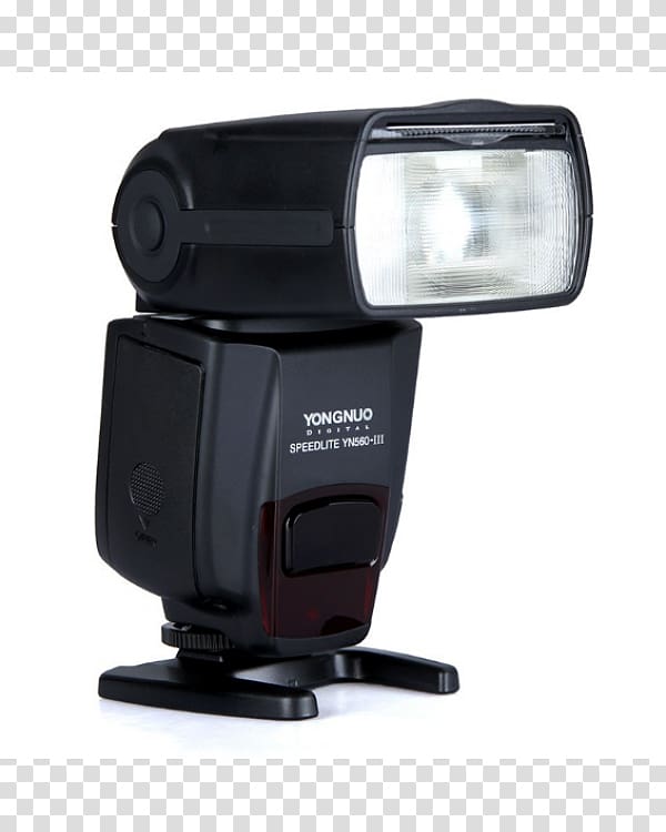 Camera Flashes Canon EOS flash system Yongnuo YN-560 III Nikon Speedlight, Camera transparent background PNG clipart