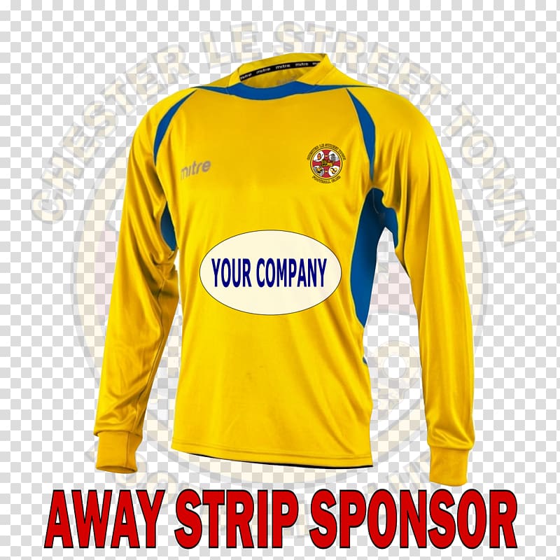 Sports Fan Jersey Chester-le-Street Town F.C. T-shirt Sleeve, T-shirt transparent background PNG clipart