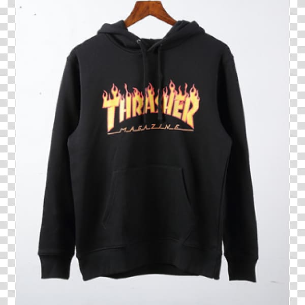 Hoodie Bluza Thrasher Sweater, Thrasher transparent background PNG clipart