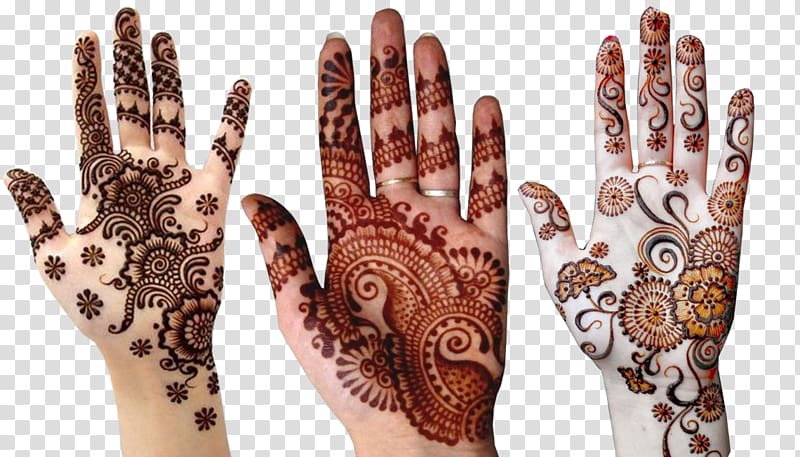 Mehndi Henna Abziehtattoo Hand model, others transparent background PNG clipart